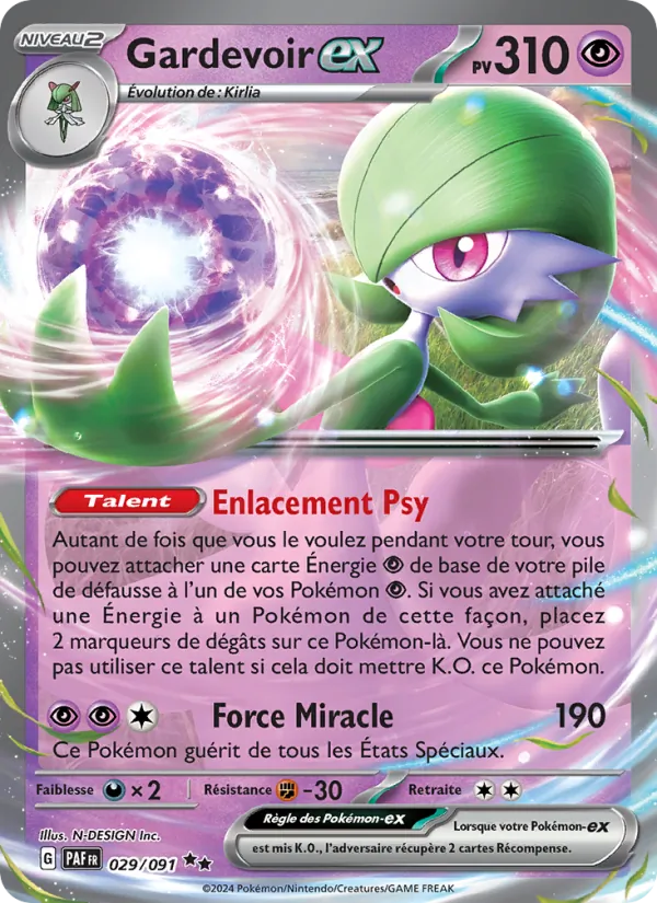 Gardevoir-ex, Destinées de Paldea 029