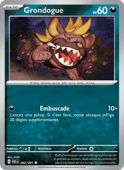 Grondogue, Destinées de Paldea 062