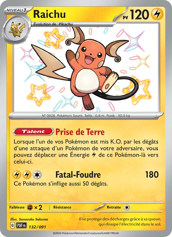 Raichu, Destinées de Paldea 132