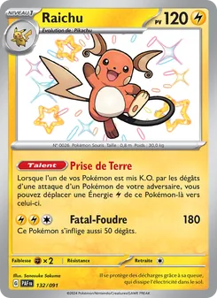 Raichu, Destinées de Paldea 132