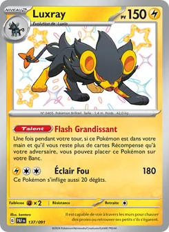 Luxray, Destinées de Paldea 137
