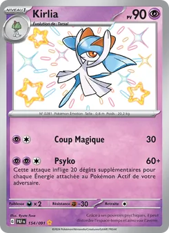 Kirlia, Destinées de Paldea 154