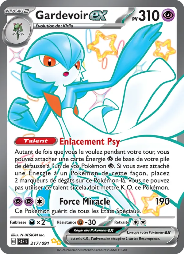 Gardevoir-ex, Destinées de Paldea 217