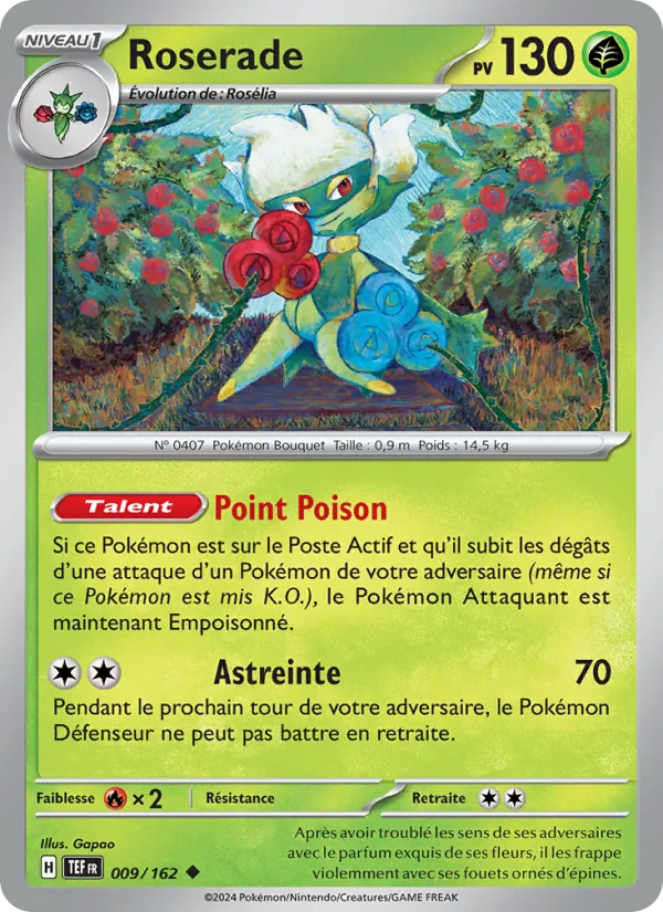 Roserade, Forces Temporelles 009