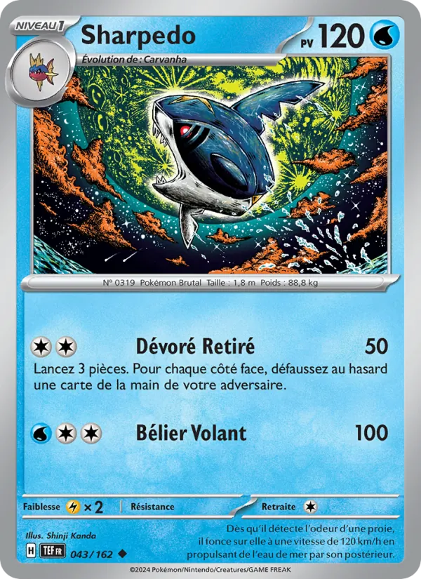 Sharpedo, Forces Temporelles 043