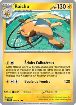 Raichu, Forces Temporelles 052