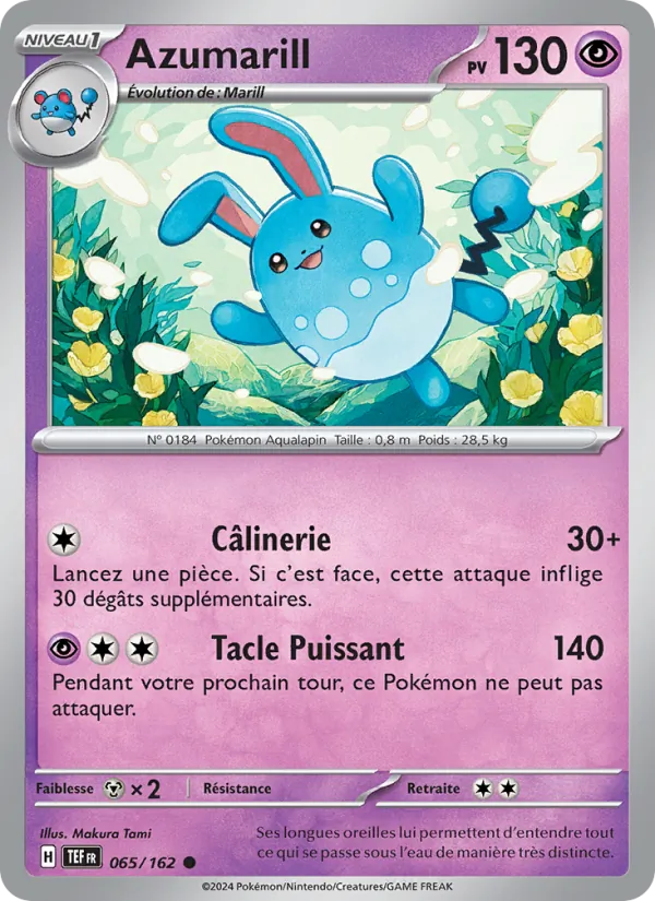 Azumarill, Forces Temporelles 065