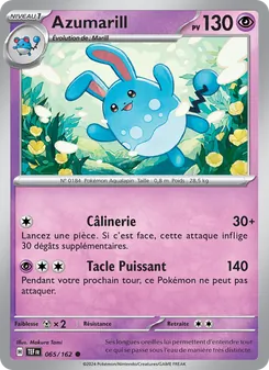 Azumarill, Forces Temporelles 065