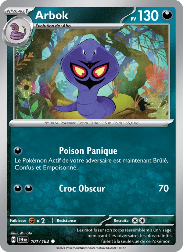 Arbok, Forces Temporelles 101