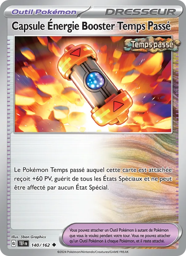 Capsule Énergie Booster Temps Passé, Forces Temporelles 140
