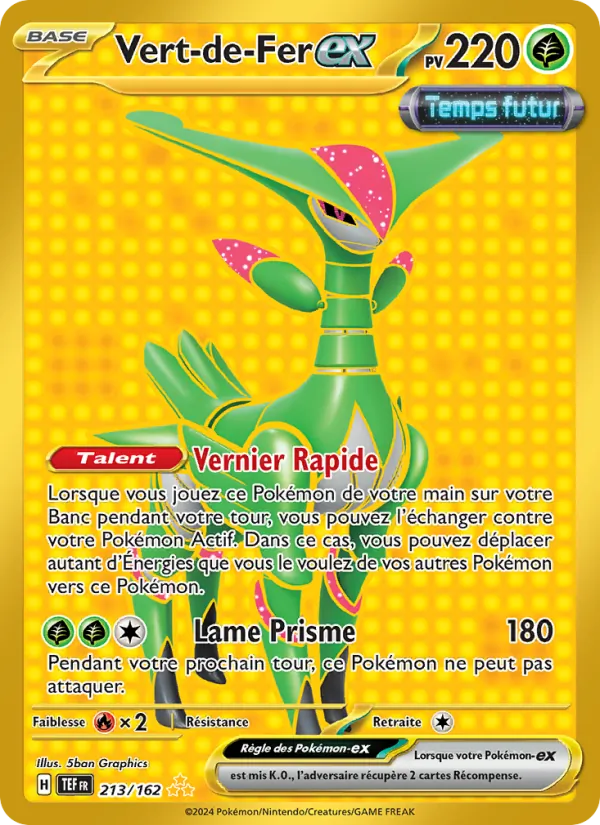 Vert-de-Fer-ex, Forces Temporelles 213