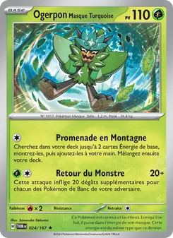 Ogerpon Masque Turquoise, Mascarade Crépusculaire 024