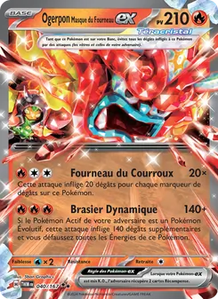 Ogerpon Masque du Fourneau-ex, Mascarade Crépusculaire 040