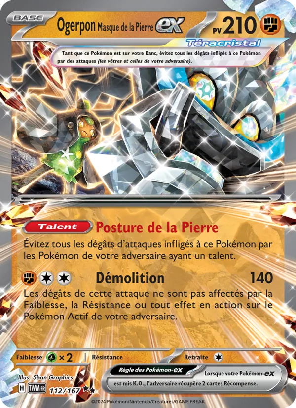 Ogerpon Masque de la Pierre-ex, Mascarade Crépusculaire 112