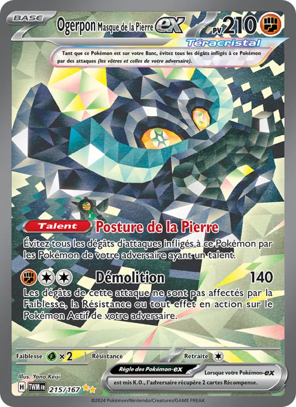 Ogerpon Masque de la Pierre-ex, Mascarade Crépusculaire 215