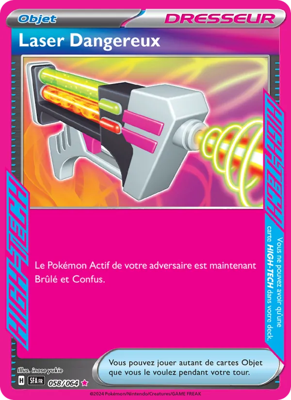 Laser Dangereux, Fable Nébuleuse 058