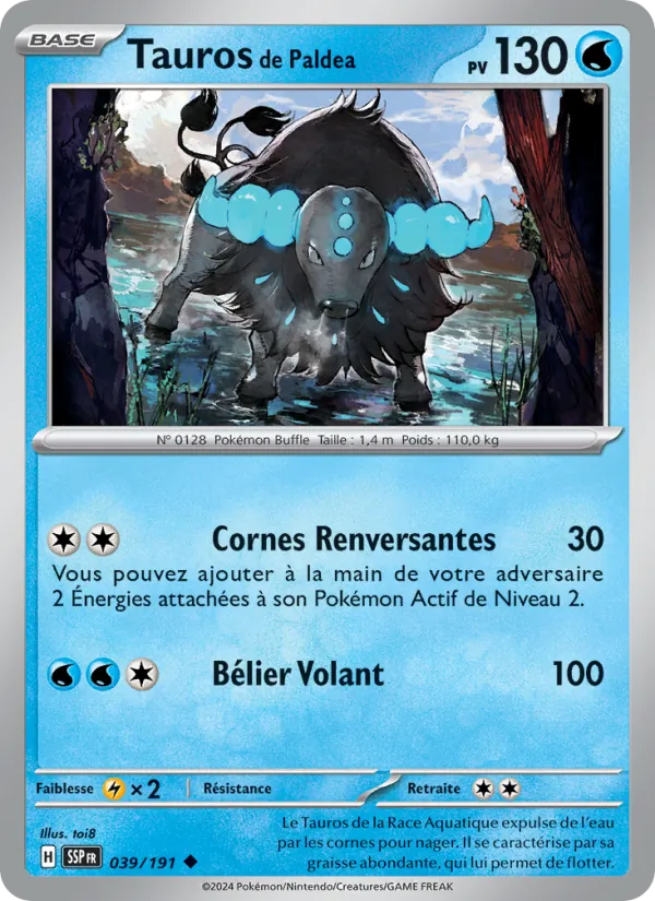 Tauros de Paldea, Étincelles Déferlantes 039
