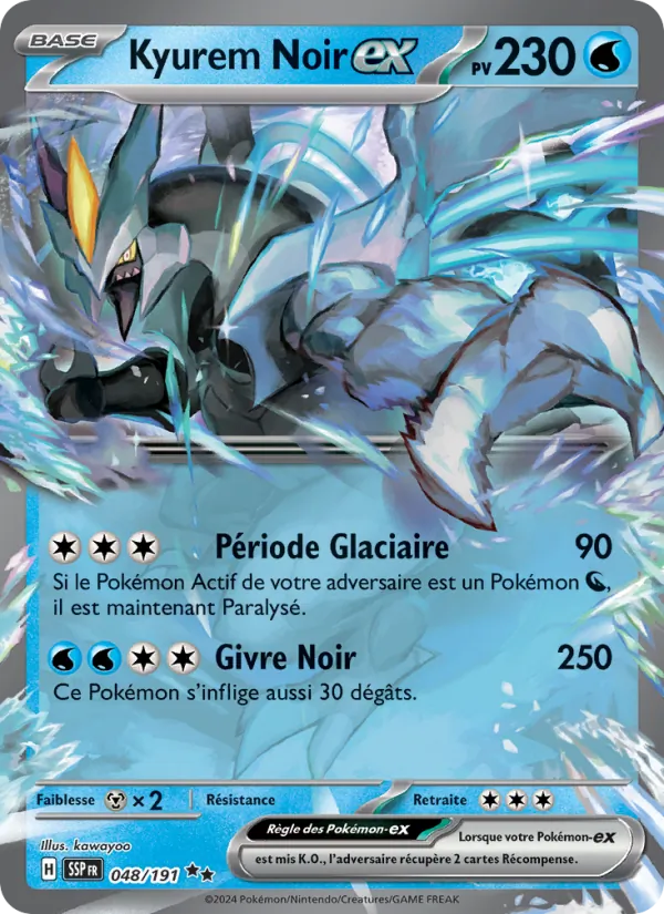 Kyurem Noir-ex, Étincelles Déferlantes 048