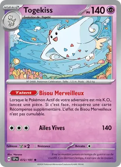 Togekiss, Étincelles Déferlantes 072