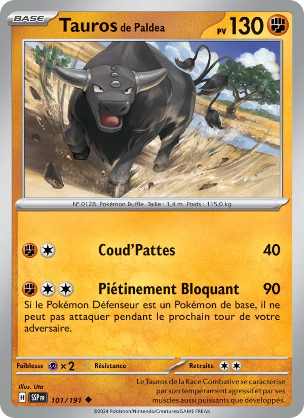 Tauros de Paldea, Étincelles Déferlantes 101