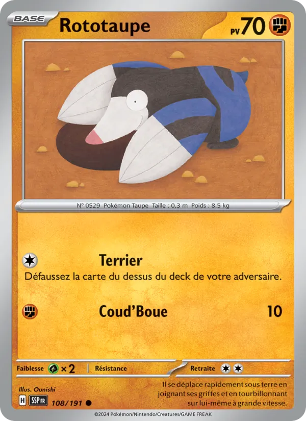 Rototaupe, Étincelles Déferlantes 108