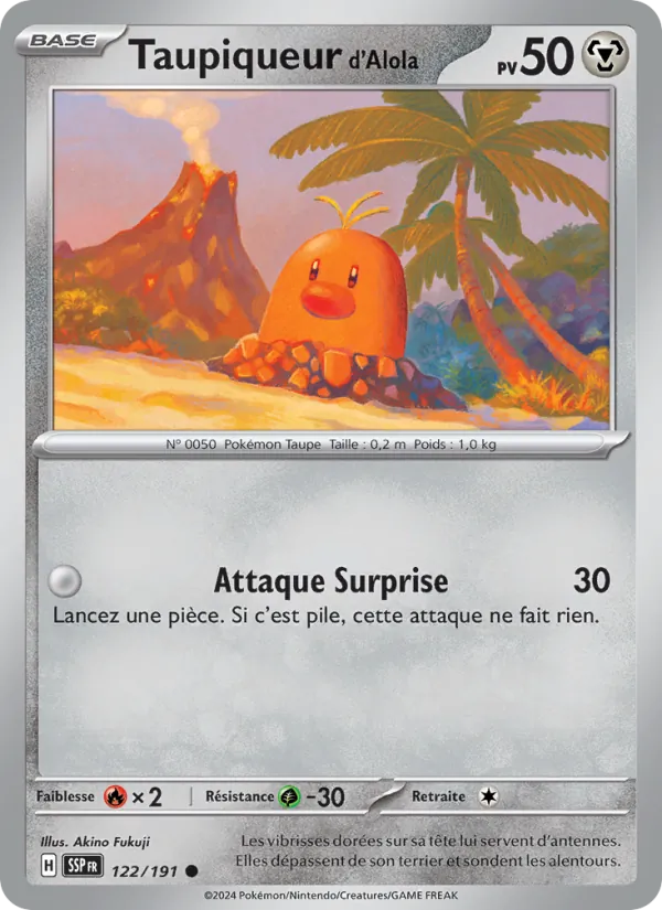 Taupiqueur d'Alola, Étincelles Déferlantes 122