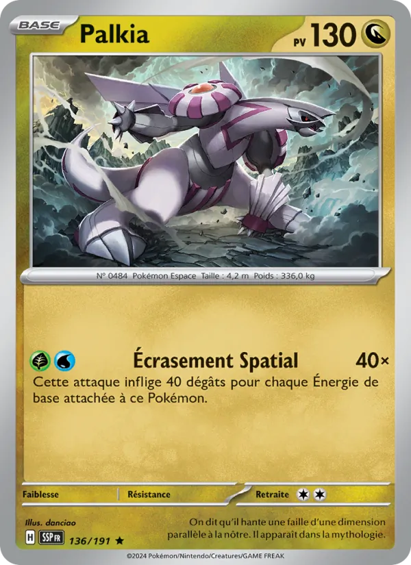 Palkia, Étincelles Déferlantes 136