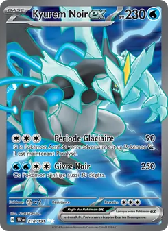Kyurem Noir-ex, Étincelles Déferlantes 218