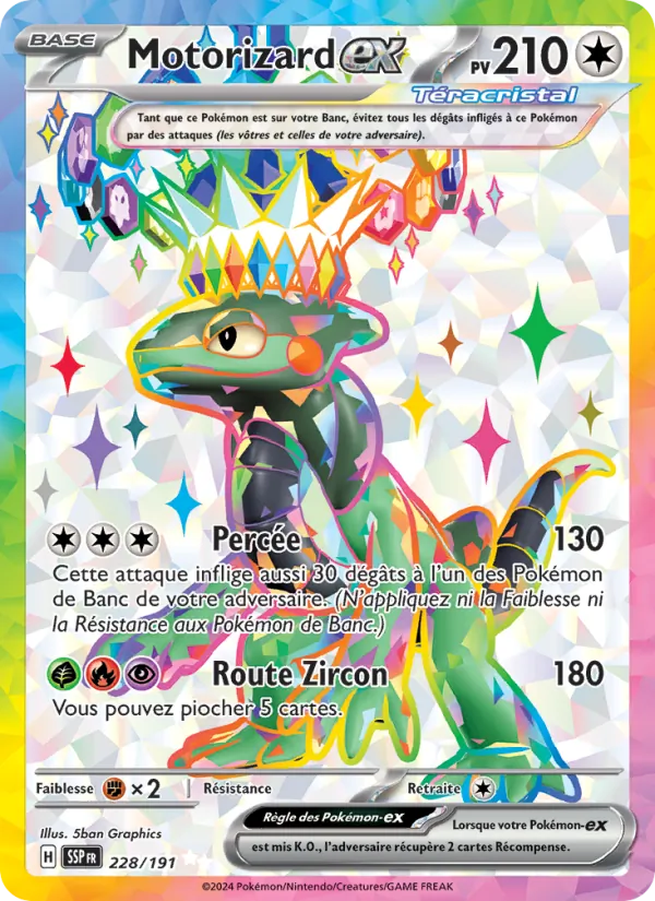 Motorizard-ex, Étincelles Déferlantes 228
