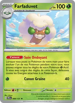Farfaduvet, Évolutions Prismatiques 008