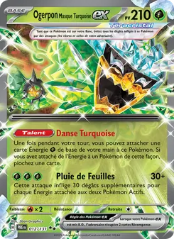 Ogerpon Masque Turquoise-ex, Évolutions Prismatiques 012