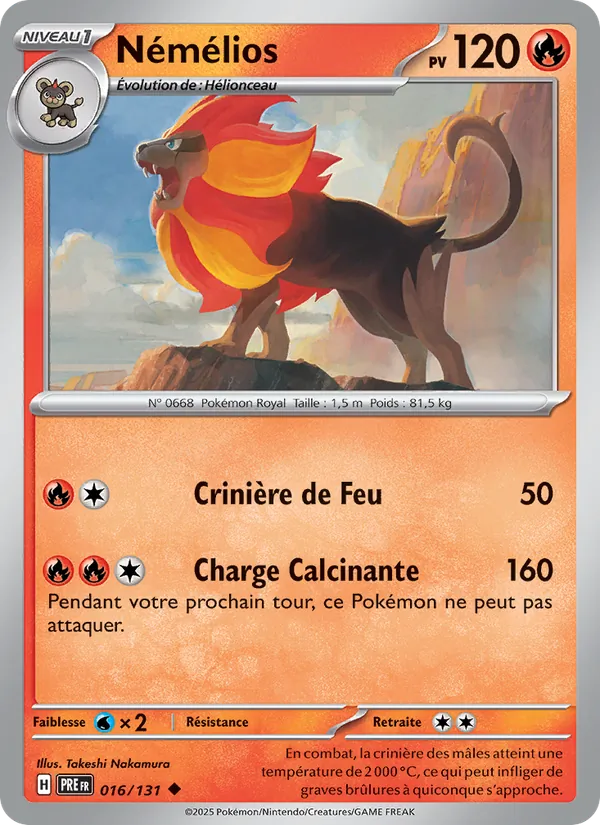 Némélios, Évolutions Prismatiques 016