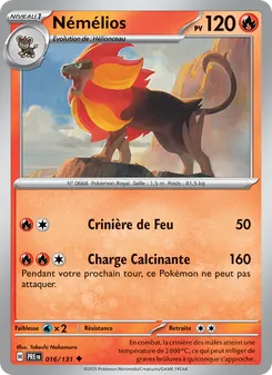 Némélios, Évolutions Prismatiques 016