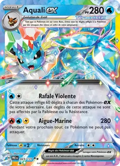 Aquali-ex, Évolutions Prismatiques 023