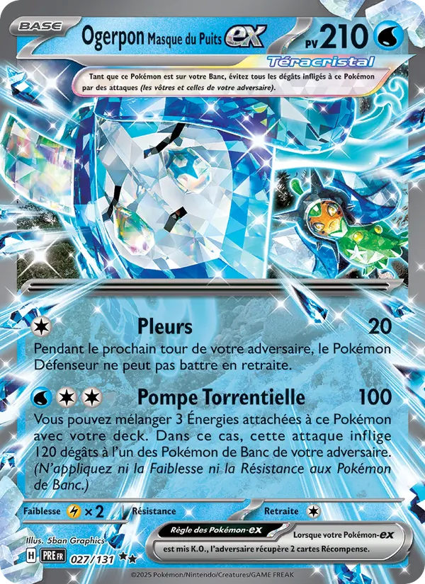 Ogerpon Masque du Puits-ex, Évolutions Prismatiques 027