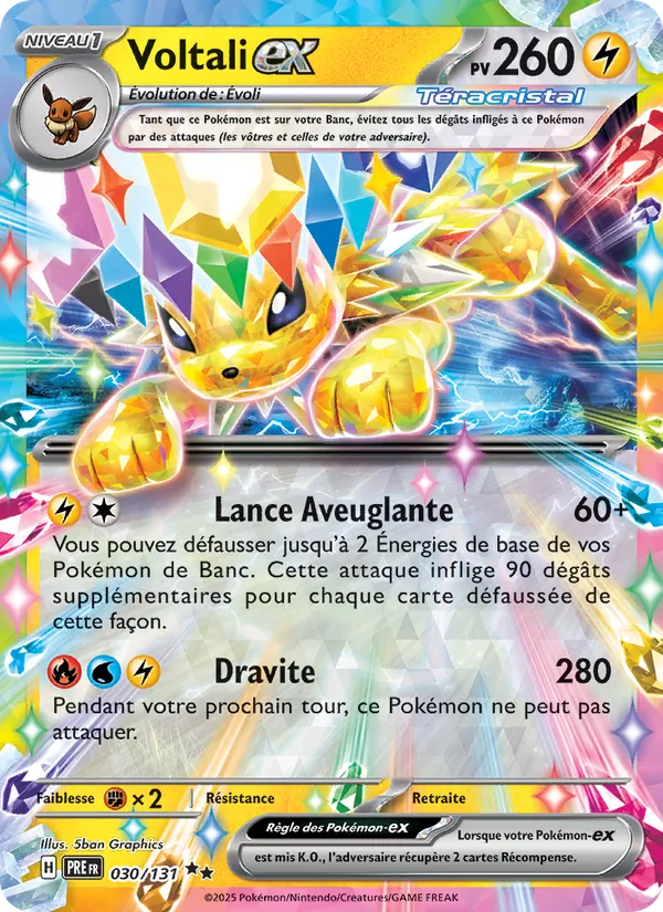 Voltali-ex, Évolutions Prismatiques 030