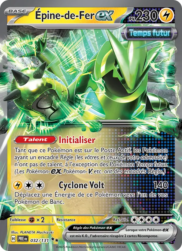 Épine-de-Fer-ex, Évolutions Prismatiques 032