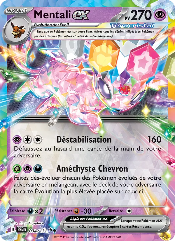 Mentali-ex, Évolutions Prismatiques 034