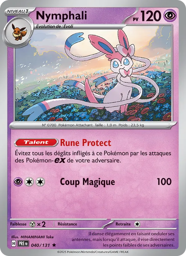 Nymphali, Évolutions Prismatiques 040