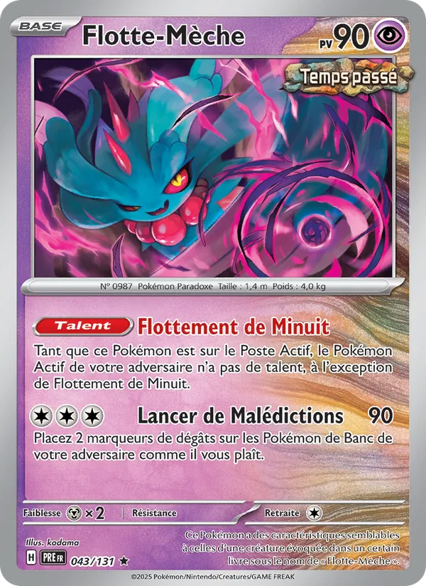 Flotte-Mèche, Évolutions Prismatiques 043