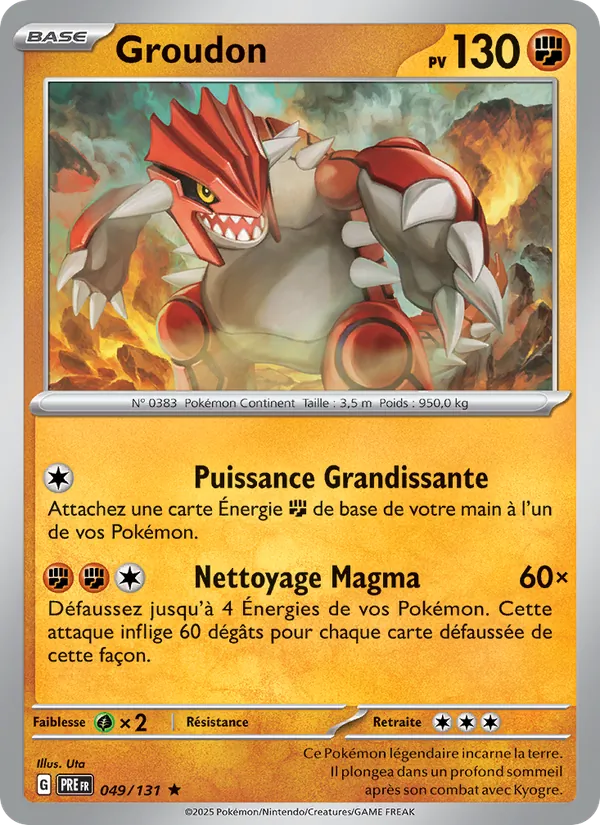 Groudon, Évolutions Prismatiques 049