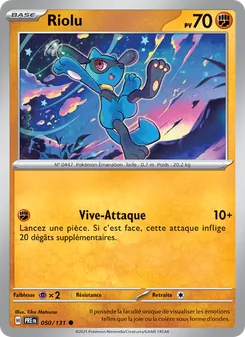 Riolu, Évolutions Prismatiques 050