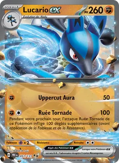 Lucario-ex, Évolutions Prismatiques 051