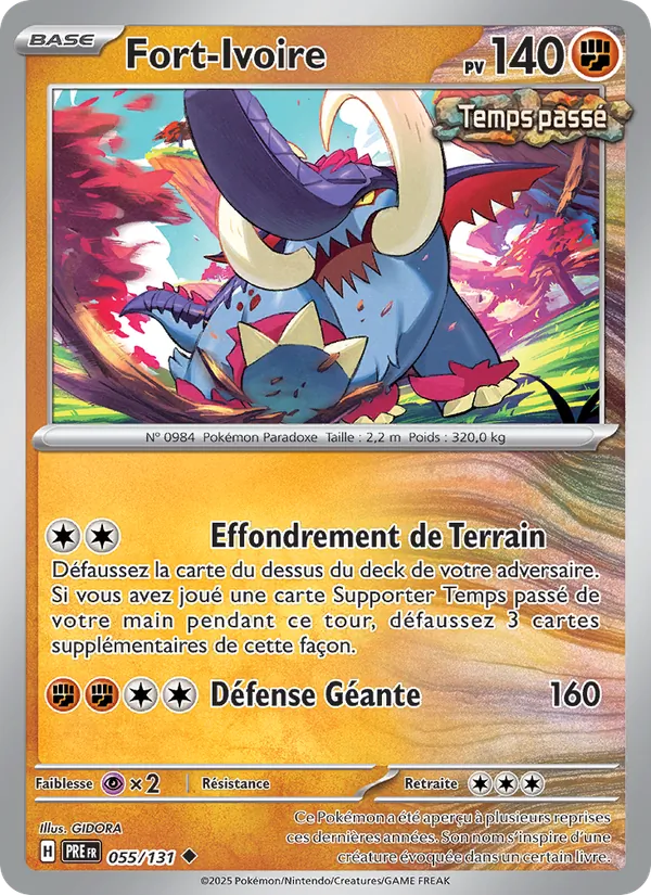 Fort-Ivoire, Évolutions Prismatiques 055