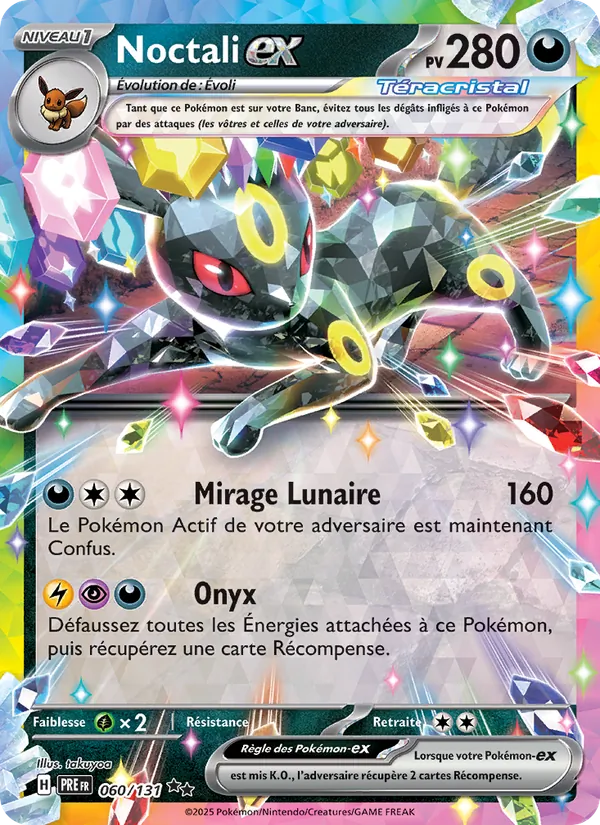 Noctali-ex, Évolutions Prismatiques 060