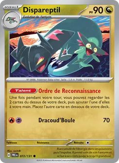 Dispareptil, Évolutions Prismatiques 072
