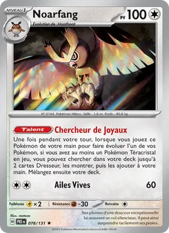 Noarfang, Évolutions Prismatiques 078