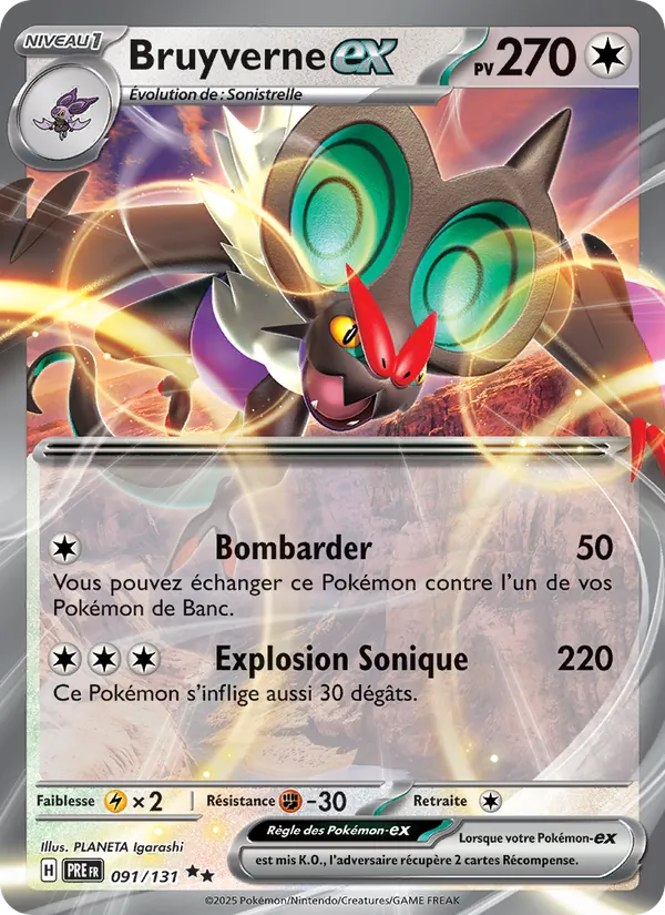 Bruyverne-ex, Évolutions Prismatiques 091