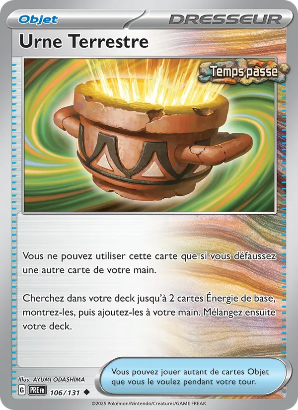 Urne Terrestre, Évolutions Prismatiques 106