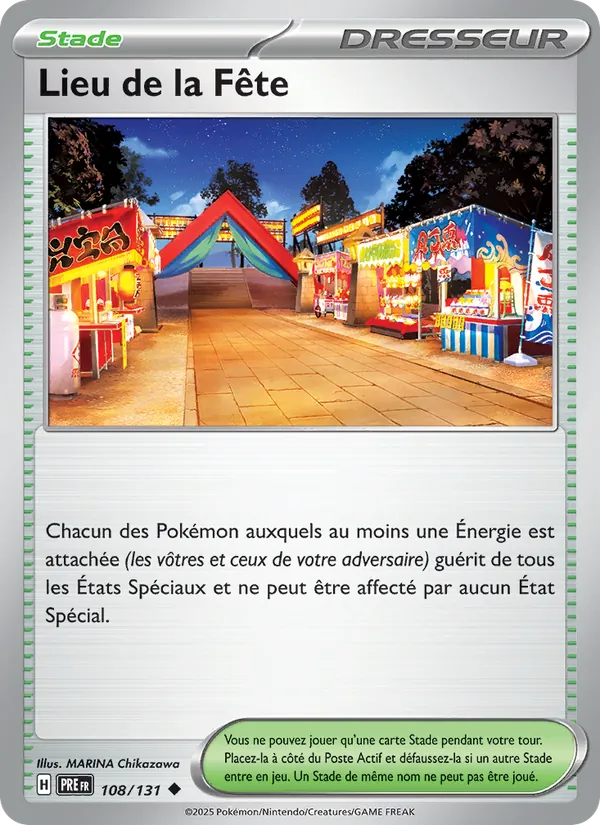 Lieu de la Fête, Évolutions Prismatiques 108